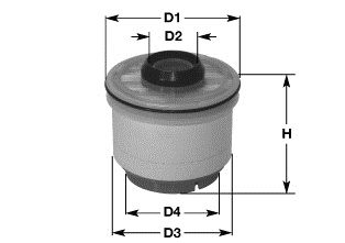 CLEAN FILTERS Топливный фильтр MG3608